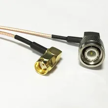 RP-SMA Мужская вилка правый угловой переключатель штекер TNC вилка правый угол помощью соединительного кабеля RG178 15 см " адаптер