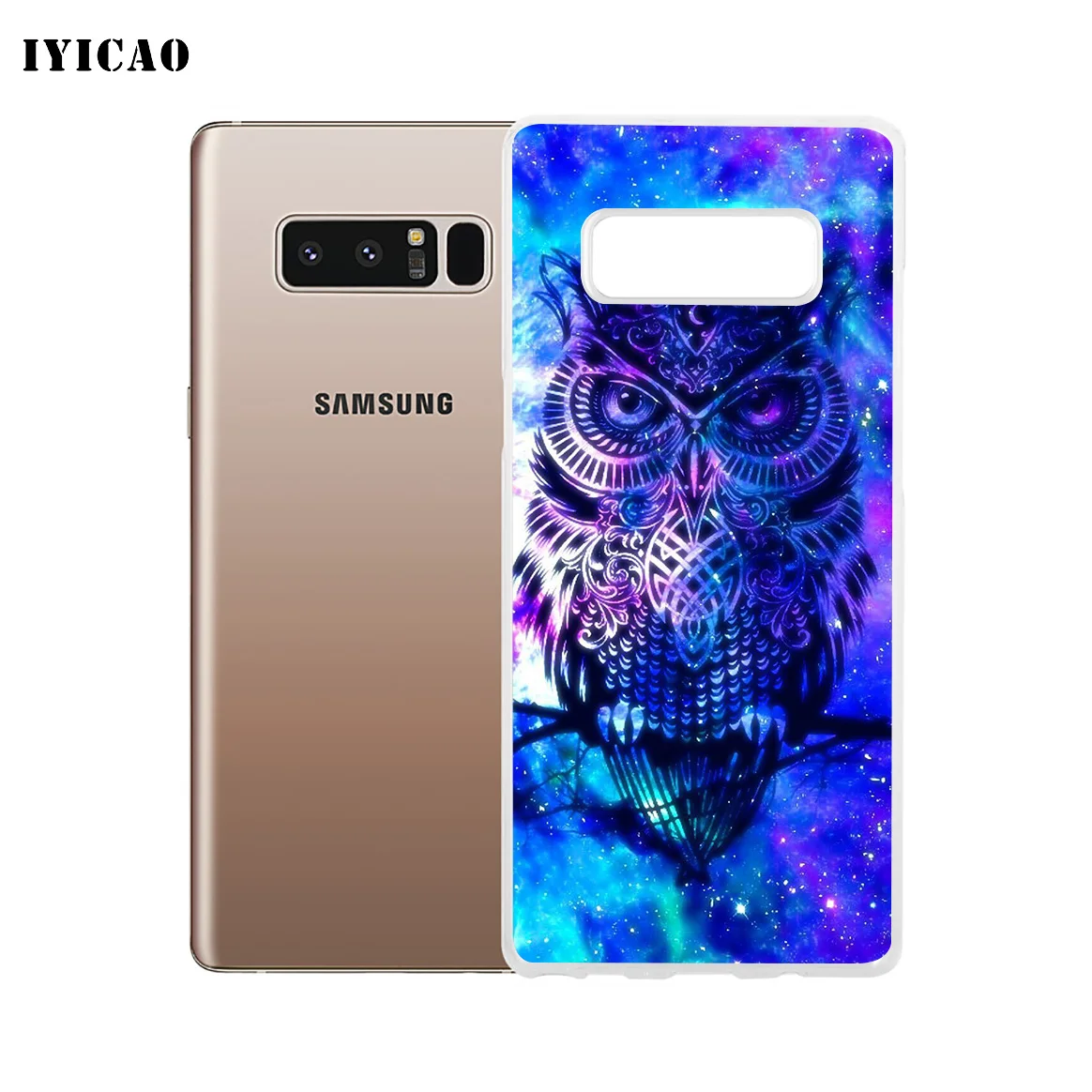 IYICAO Мягкий силиконовый чехол для телефона Samsung A5 A6 Plus A7 A8 A9 J3 J5 J7 Note 8 9