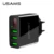 Светодиодный дисплей 3 USB зарядное устройство для телефона, зарядное устройство для мобильного телефона USAMS Max 3A EU/US штекер зарядное устройство для iPhone samsung Xiaomi зарядное устройство адаптер