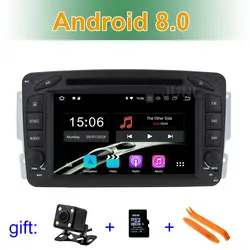 Android 8.0 dvd-плеер автомобиля для Mercedes/Benz W203 S203 W209 C209 W639 с GPS Радио BT Wi-Fi