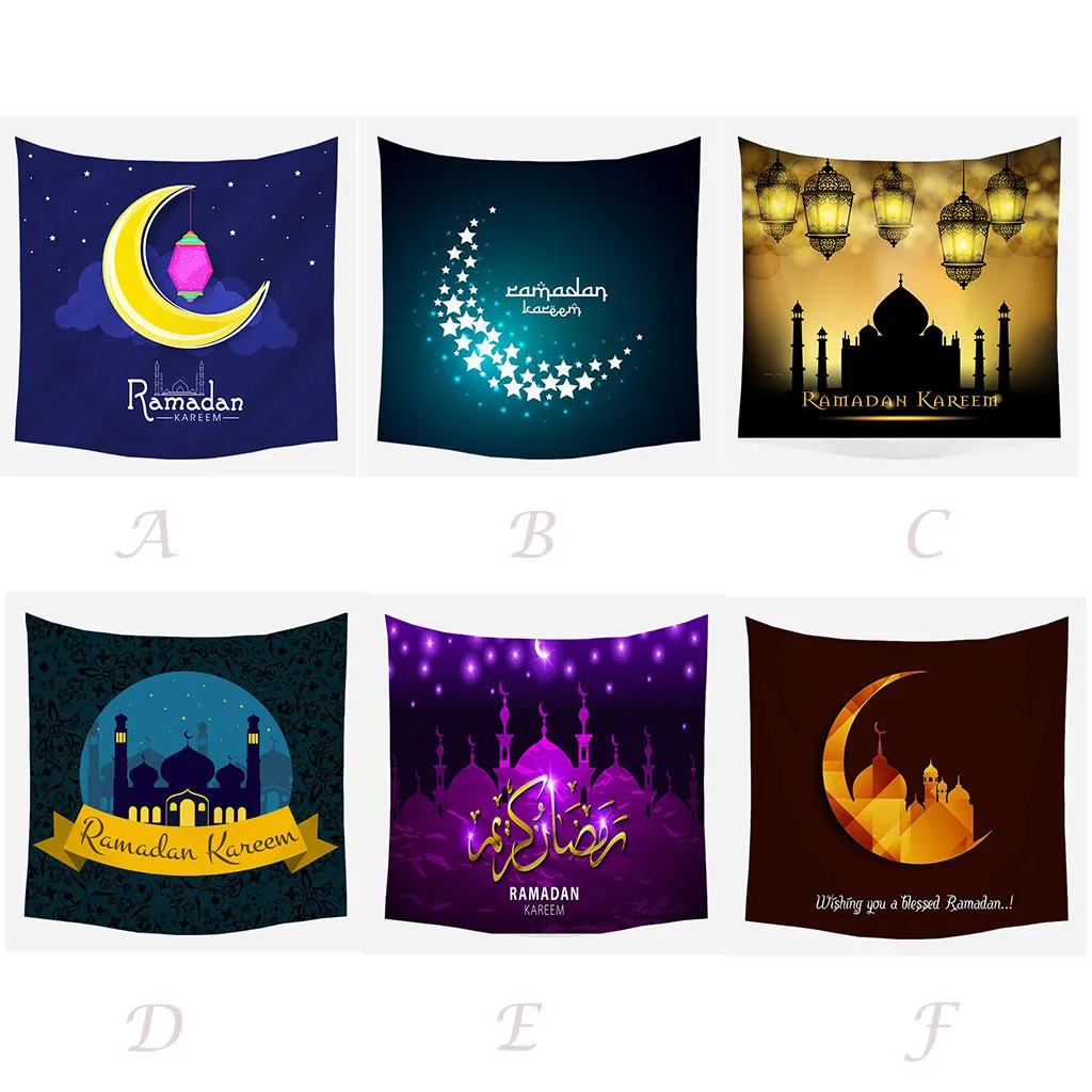 Muslim Ramadan Festival Tapestry Fabric Home Wall Painting Muslim