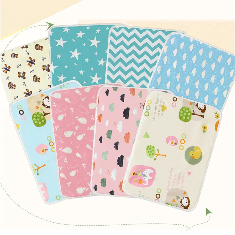 Fasciatoio portatile pieghevole neonato lavabile tappetino impermeabile tress gioco per bambini tappetino per allattamento Pad per pannolini - immagine 2