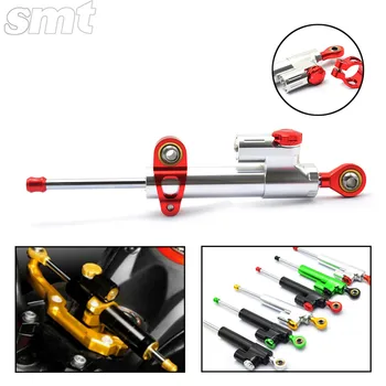 

Universal Motorcycle CNC Damper Steering Stabilizer Damper Linear Reversed Safety Control for honda cb400 xj6 crf 230 gl1800
