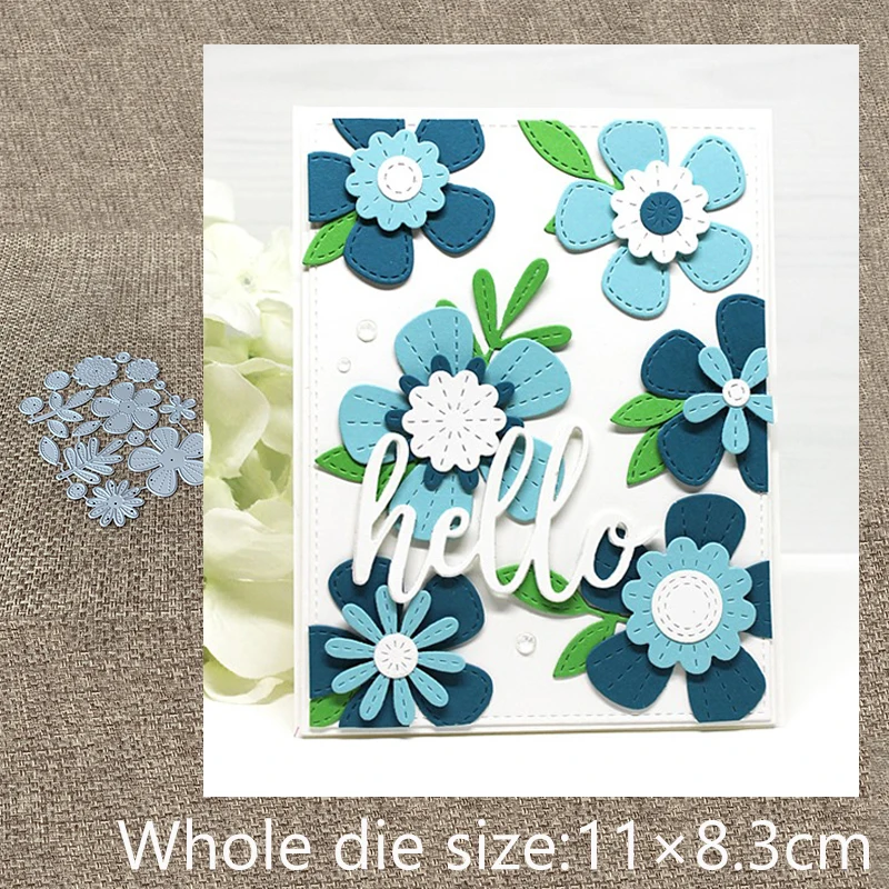 

New Design Craft Metal Cutting Die die cuts leaves flower decoration scrapbook Album Paper Card Craft Embossing die cuts