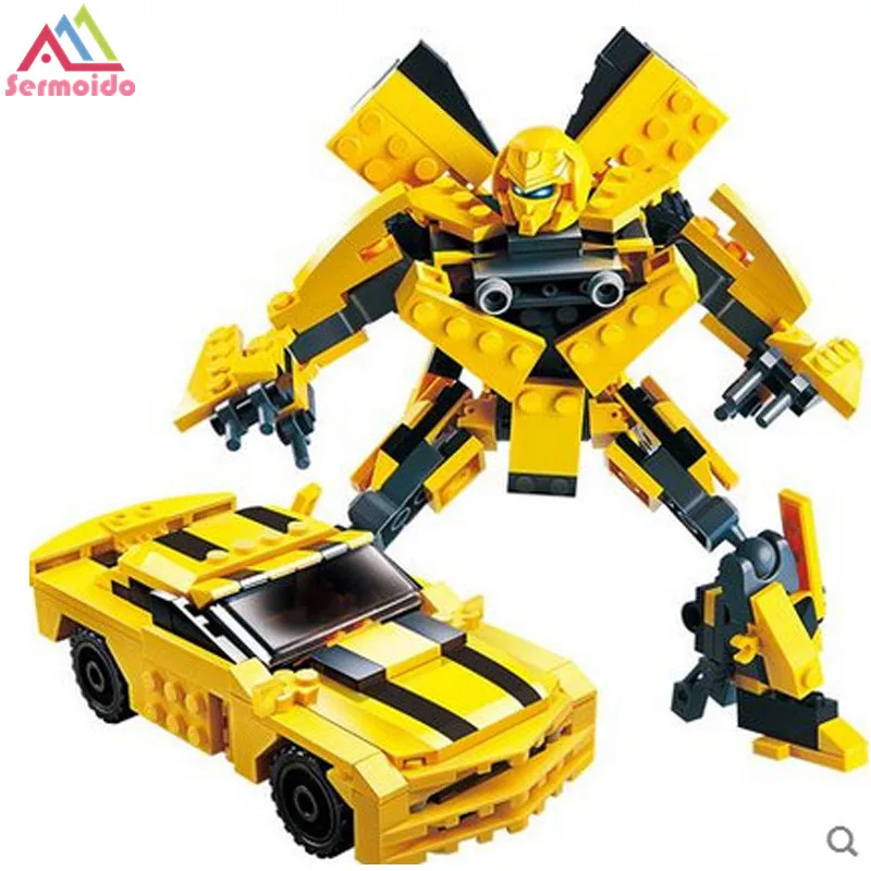 lego robot yellow