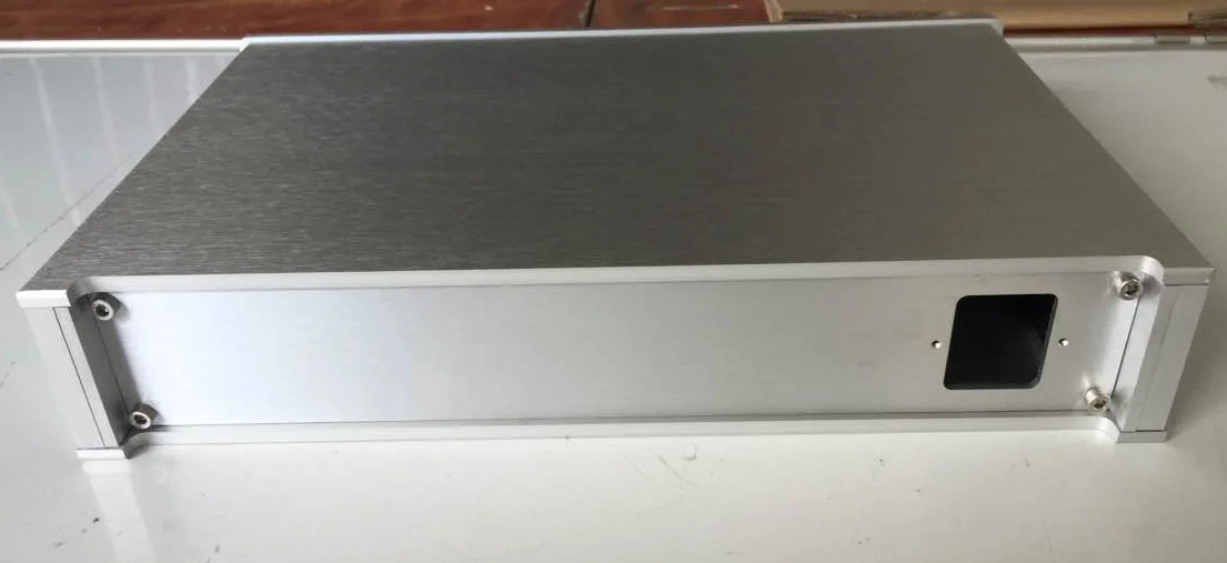 GZLOZONE DIY алюминиевый кожух DAC/preamp/усилитель шасси 330*61 5*228 мм L10 16|Усилители мощности|