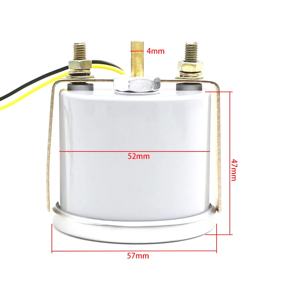 CNSPEED " 52 мм 12 В гоночный автомобиль авто турбо Boost Gauge-30 дюймов. hg~ 35PSI дымовая линза турбо комплект белый светодиодный турбо-дисплей измеритель давления