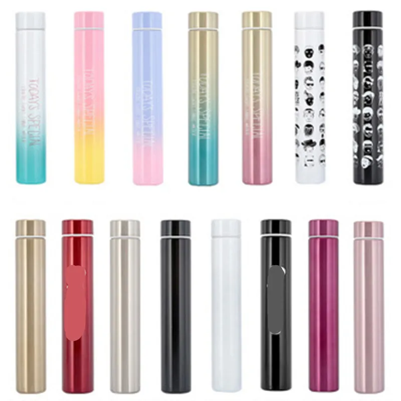 

Slim Design 280ML Insulated Vacuum Flasks Thermal Bottles Thermos Coffee Mug Stainless Steel Thermos Cup Water Bottle