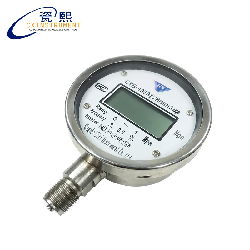

The 0~100 Mpa Pressure Range LCD Display and Stainless Steel Material LCD Digital Digital air pressure gauge