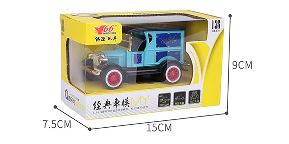 Classical Car Model Package Size