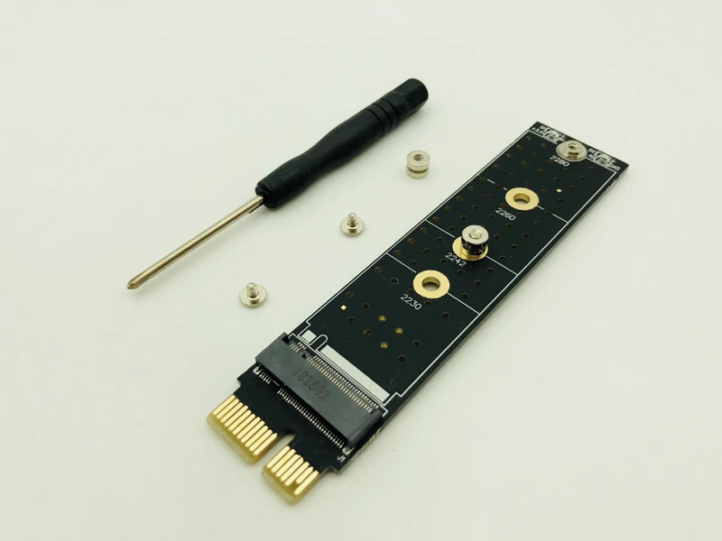 Pcie To M2 Adapter Nvme Ssd M2 Pcie X1 Raiser Pci-E Pci Express M Key Connector
