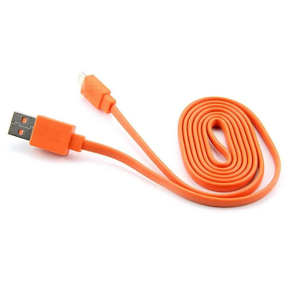 Замена BAAQII 1 м USB зарядное устройство зарядный кабель для передачи данных для JBL Flip 3 4 Pulse 2 динамик оранжевый прочный практичный ap1981