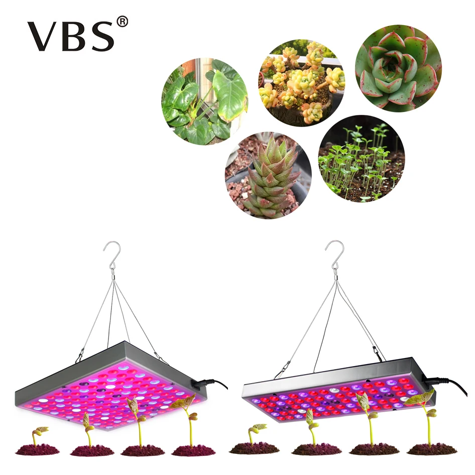 

75 / 144 Leds Led Grow Panel Light 25W 45W Red Blue White IR UV Full Spectrum Fitolampy For Indoor Plants Greenhouse Hydroponic