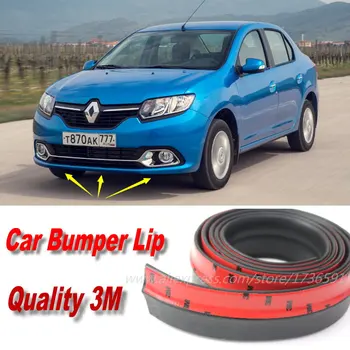 

Auto Car Bumper Lips For Renault sceni c1 2 c3 modus Duster Logan Sandero CLIO / Front Lip Deflector Lips / Splitter Body Kit