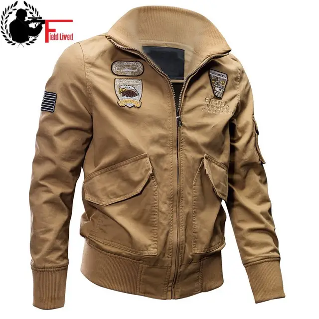 Men Jacket Coat Autumn Winter Bomber Tactical Military Style M65