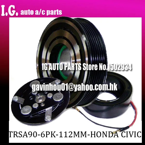 Brand New auto air compressor clutch for Car Honda Civic VII VI for Accod VII R134ain Air
