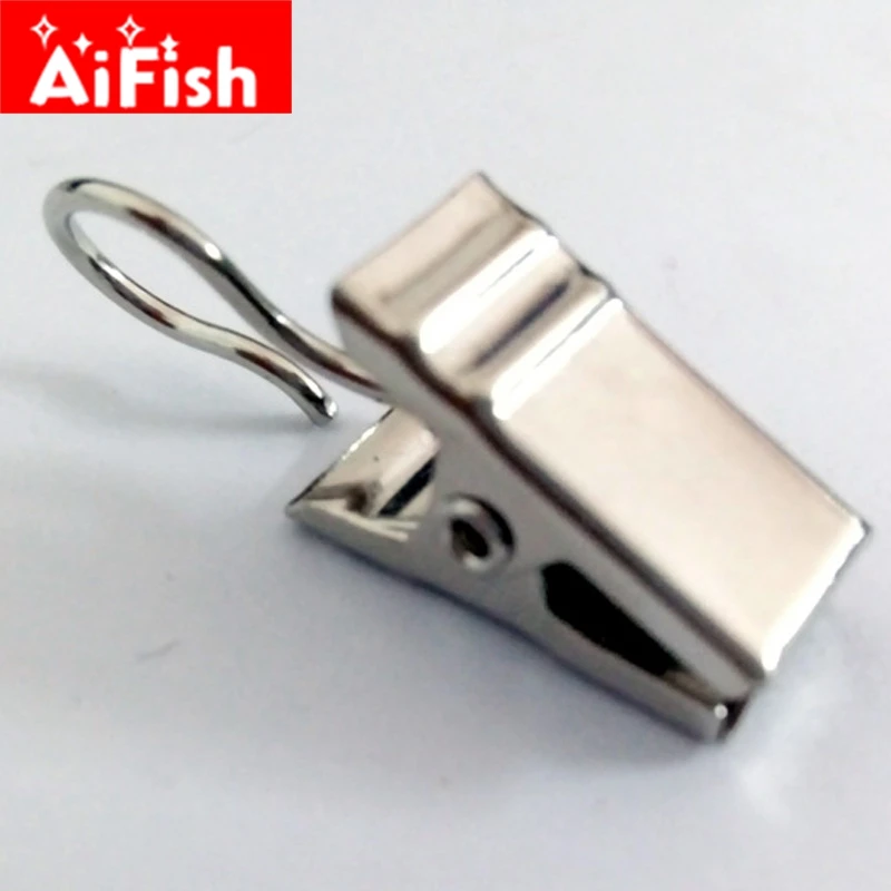 Curtain Accessories Sliver and Black Stainless Steel Drape ClipS