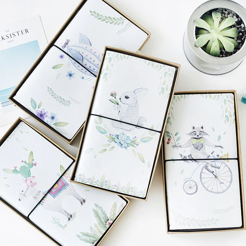 

New Weekly Planner Cute Diary notebook paper 60 sheets Creative Trends hand book pu leather Journal Stationery Products gift