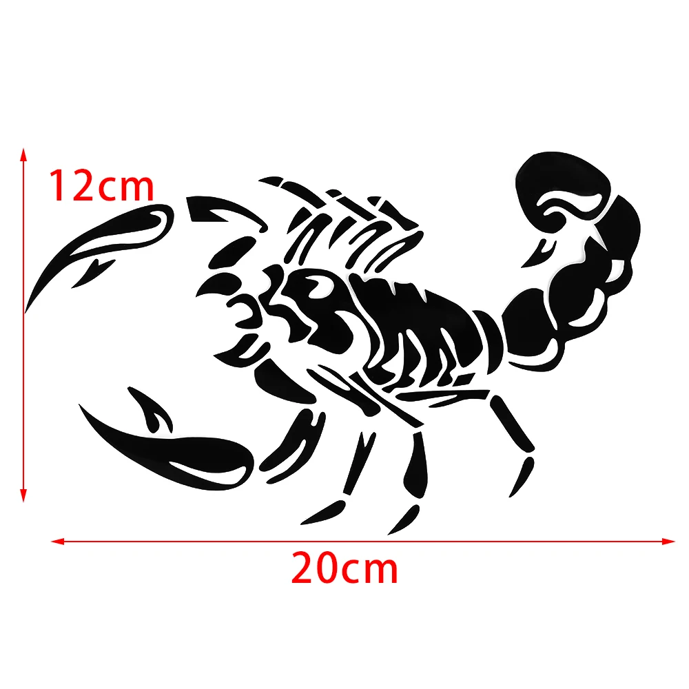 2018 Hot Sale Fashion 3D Big Scorpion Reflective Personalized Car Styling Bumper Stickers Vinyl Decal Sticker Scratch Body Cover - Image 6