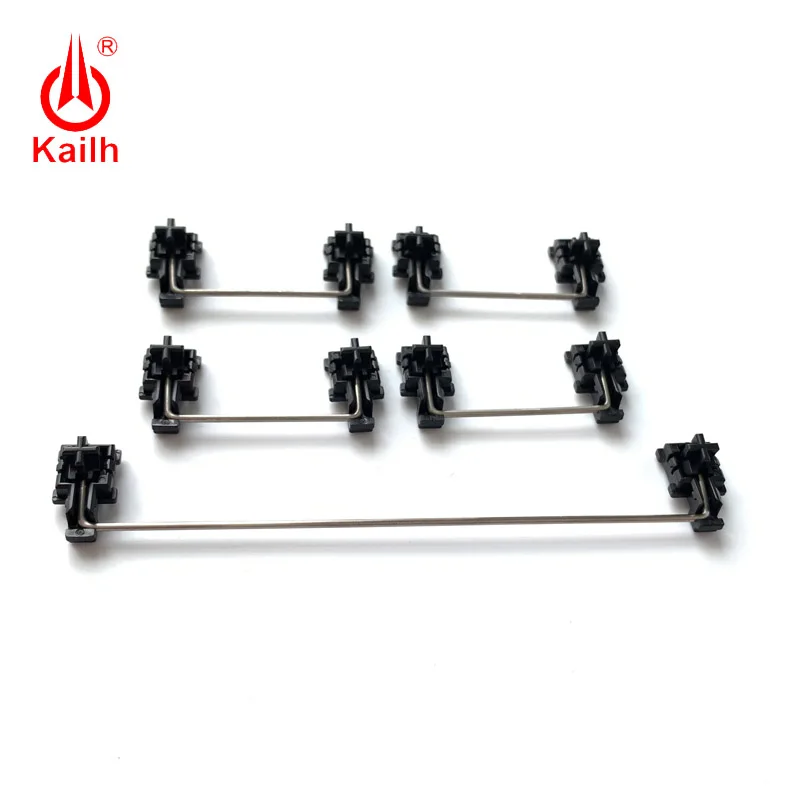 Kailh plate mounted stabilizers black case for 1350 Chocolate Switches Mechanical Keyboards 2u 6.25u - Цвет: 5 sets