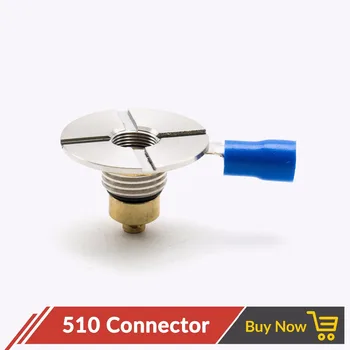 

Quartz Banger Newest 510 Connector Spring Loaded 510 Connector for Box Mechanical Mod E Cigarettes DIY Self-Adjusting Connector