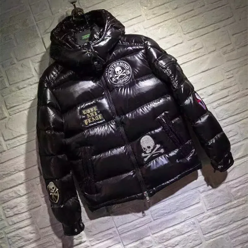 Winter Thicker font b Mens b font Boys Jackets with Hooded 90 White Duck Down Coats