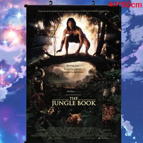 Wall Scroll THE JUNGLE BOOK Art Print Japan Anime Poster 80x60cm | Дом и сад