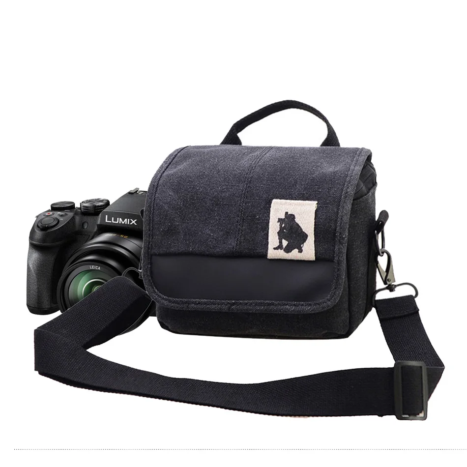 Canvas Camera Bag Case For Panasonic LUMIX LX100 GX1 GF1 GF2 GM1 GF2