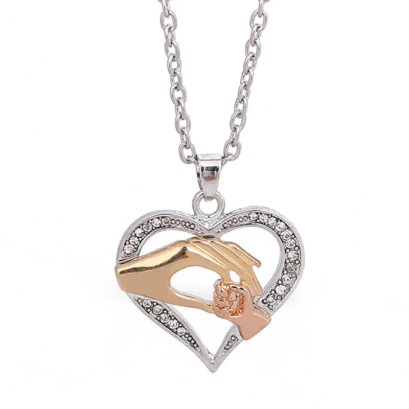 

Pendant Necklace Jewelry Alloy Pendant Charm Female Long Necklace Mother and Child Statement Accessories Choker Collares