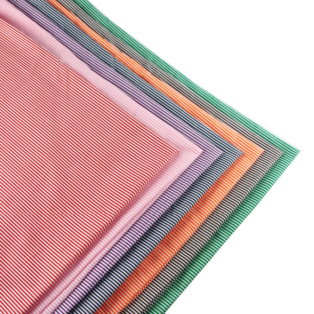

0.5 meter width 156cm pink vintage stripe Print Plain100% Cotton Fabric for Home Textile Patchwork Quilted Fabrics