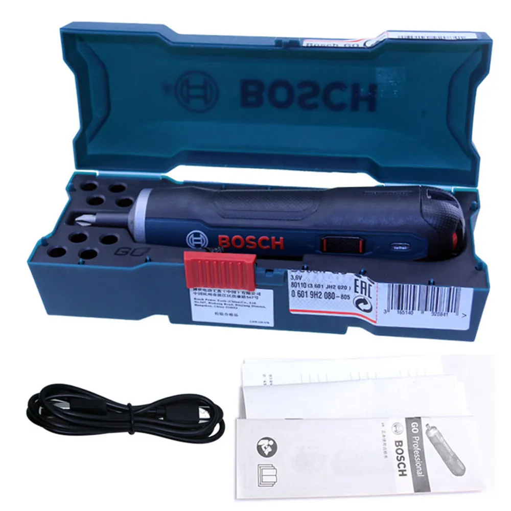

For BOSCH Mini Electrical Screwdriver 3.6V Battery Rechargeable Cordless Power Drill Top Quality Product Tool accessories 11.6