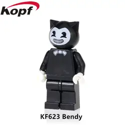 KF623 одной продажи кирпичи обучения Бенди и чернила машина фигурки Бенди строительные блоки для Детский подарок лучшие игрушки