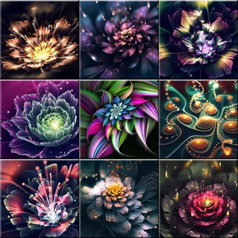 

2018 Full square drill 5D DIY Diamond Embroidery Mandala flowers Diamond Painting Cross Stitch Rhinestone Mosaic decor gift