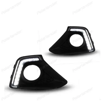 

hor sales drl led headliight Daytiime running lights car styling for H/yundai I10 2013-2015 10LED