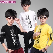 In the spring of 2016 new boys long sleeve shirt children children sweater in Korean T-shirt bottoming cotton baby clothes tide
