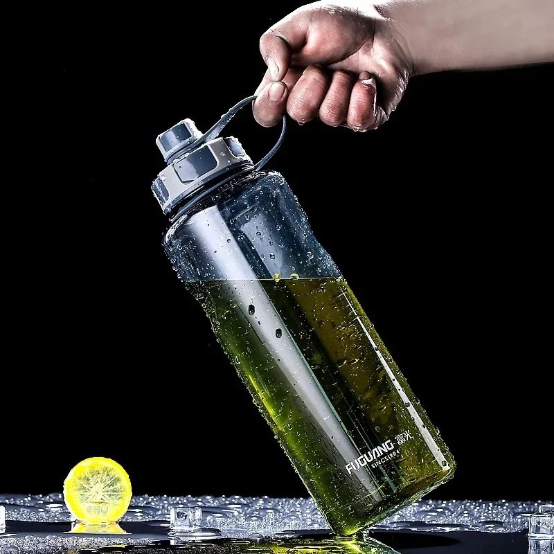 Bpa-Free, 2000 мл, большая емкость, пластиковая бутылка для воды, для спорта и отдыха, для путешествий, поликарбонат, чайник с чайной заваркой, портативная ручка, крышка