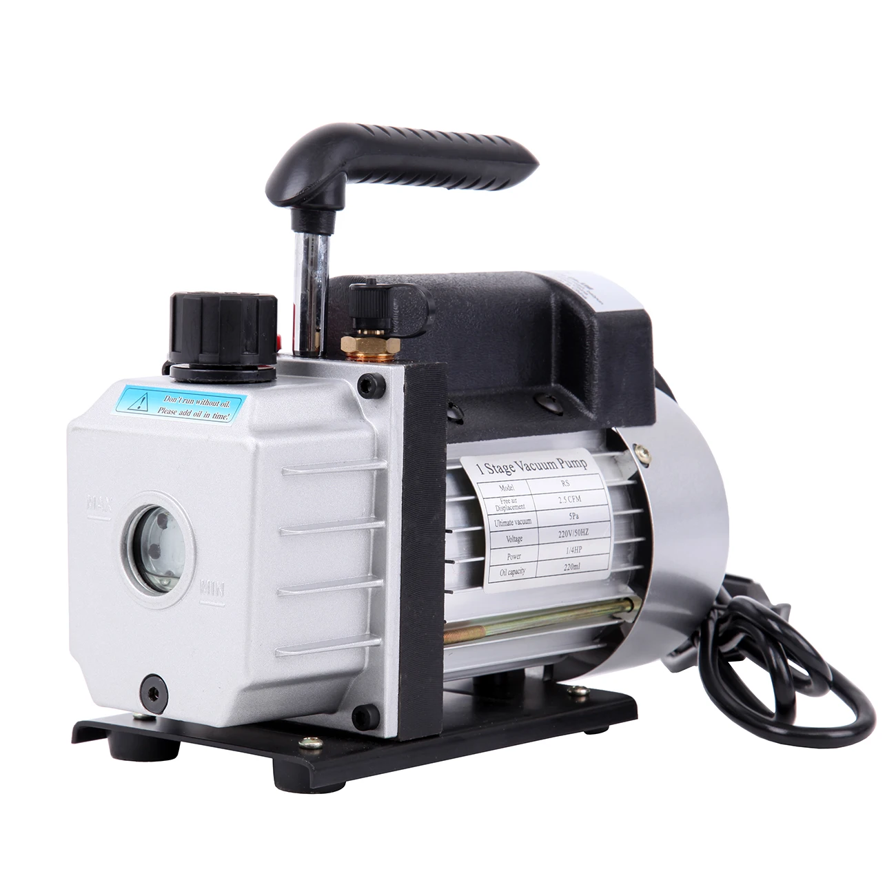 Одноступенчатый вакуумный насос cfm 1/4hp кондиционирование воздуха охлаждение