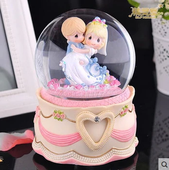 

Crystal ball music box creative birthday gift