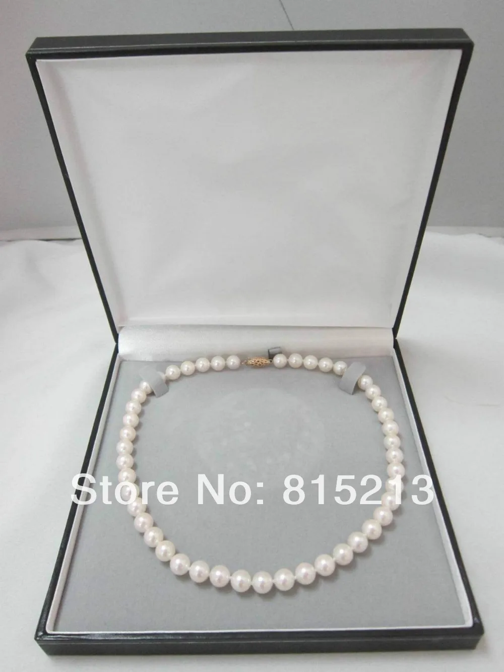 

ddh001195 New 14K Yellow Gold 7.5-8mm White Japanese Akoya Cultured Pearl Necklace AAA 28% Discount (A0511)