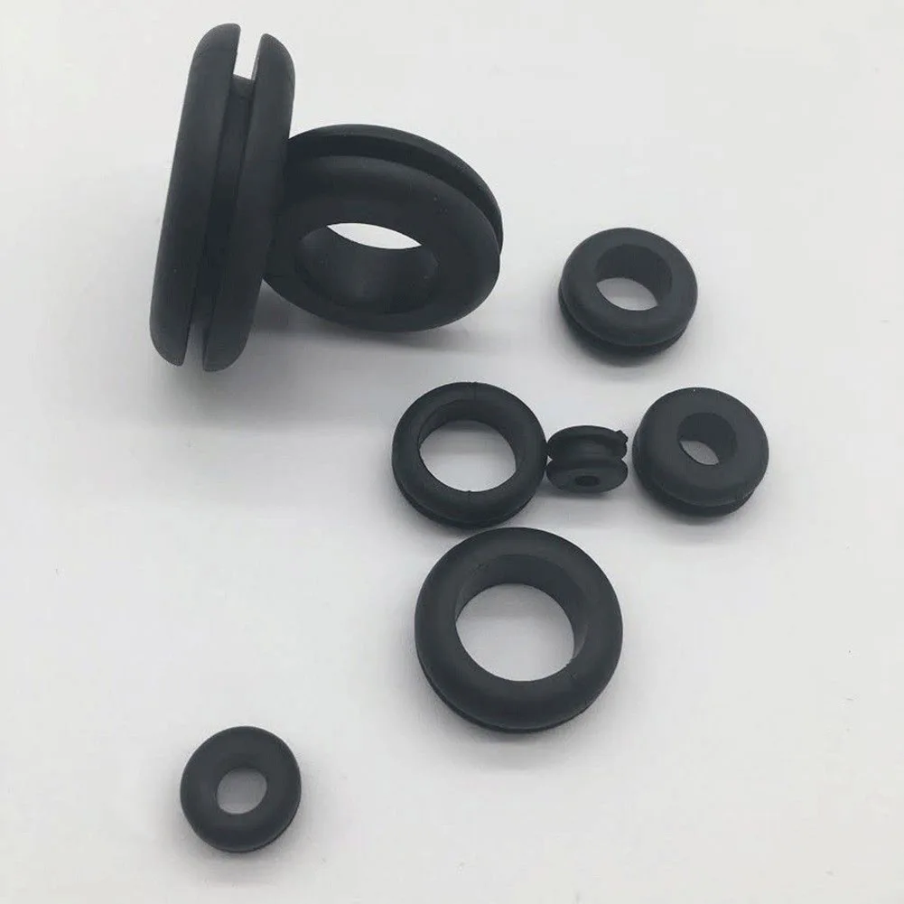 

180pcs Rubber Grommets Set Round Seals Assortment Kit For Protects Wire Cable Hose QJS Shop