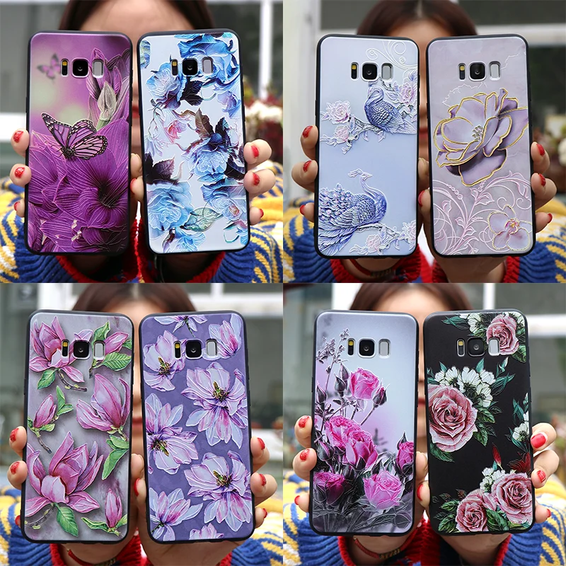 

3D Flower Fundas For Samsung Galaxy G530 A30 A40 A50 A70 S10e S6 S7 Edge J4 J5 J6 J7 Prime S8 S9 S10 J8 A6 A8 Plus 2018 TPU Case