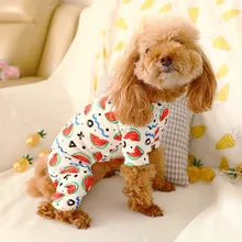 1 шт., весенне-летняя Милая Одежда для животных из полиэстера для собак, шорты, пальто для собак, футболка для собак, модный жилет для отдыха в полоску для собак# p9
