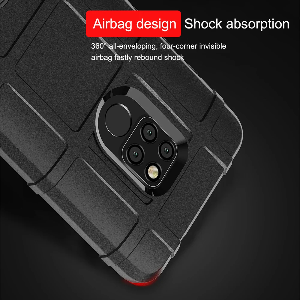 

Soft Case For Huawei Mate 20 Lite Pro Cases Army Heavy Silicone Shield Protective Covers for Huawei Mate20 Maimang 7 Bumper