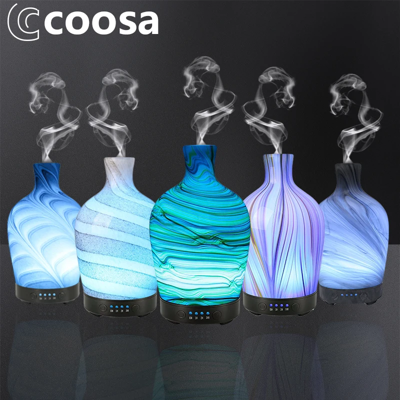 

Aroma electric diffuser Air Humidifier Ultrasonic Essential Oil Diffuser Aroma Treatment 7 Color LED Night Light for Office Home