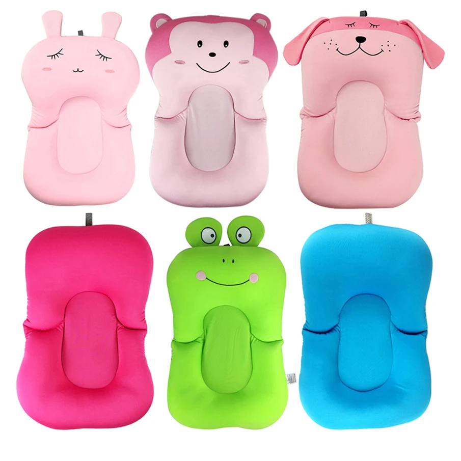 Cute Cartoon Baby Bloom Bathtub Mat Newborn Bathing Pad Protection Infant Head Seat Support Baby Shower Folding Mat Bed Cute Cartoon Baby Bloom Bathtub Mat Newborn Bathing Pad Protection Infant Head Seat Support Baby Shower Folding Mat Bed