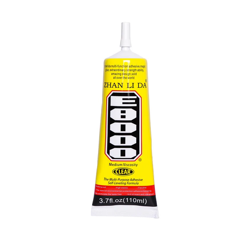 

3Pcs 110ML E8000 Glue Epoxy Resin Super Strong Adhesive E-8000 Jewelry Stone Wood Fabric Textile Plastic Rhinestone Scrapbooking