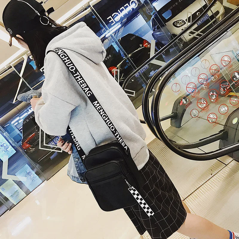 Menghuo Men Women Crossbody Bag Unisex Cheap Nylon Messenger Bag Travel Casual Shoulder Bag Leisure Fashion Bags Bolsos Mujer (41)