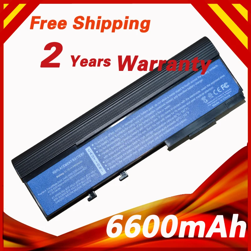 

6600mAh battery for ACER BTP-AMJ1 BTP-ANJ1 BTP-AOJ1 BTP-APJ1 BTP-AQJ1 BTP-ARJ1 BTP-AS3620 BTP-ASJ1 BTP-B2J1 GARDA31 GARDA32