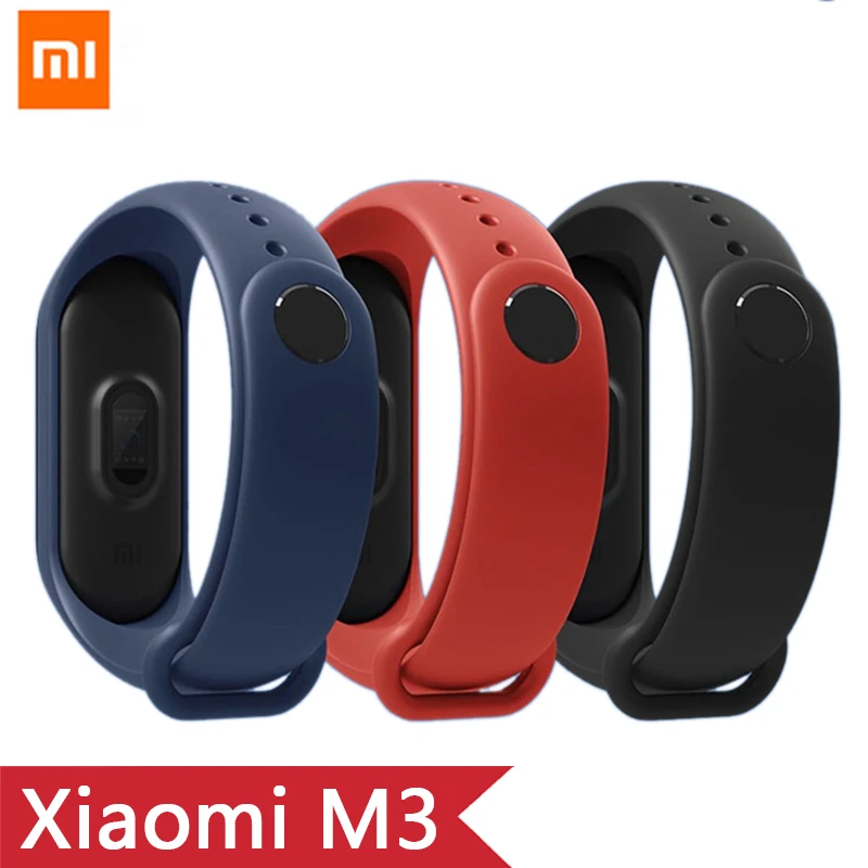 Xiaomi mi Band 3 band Smart Tracker мгновенное сообщение 5ATM водонепроницаемый OLED сенсорный