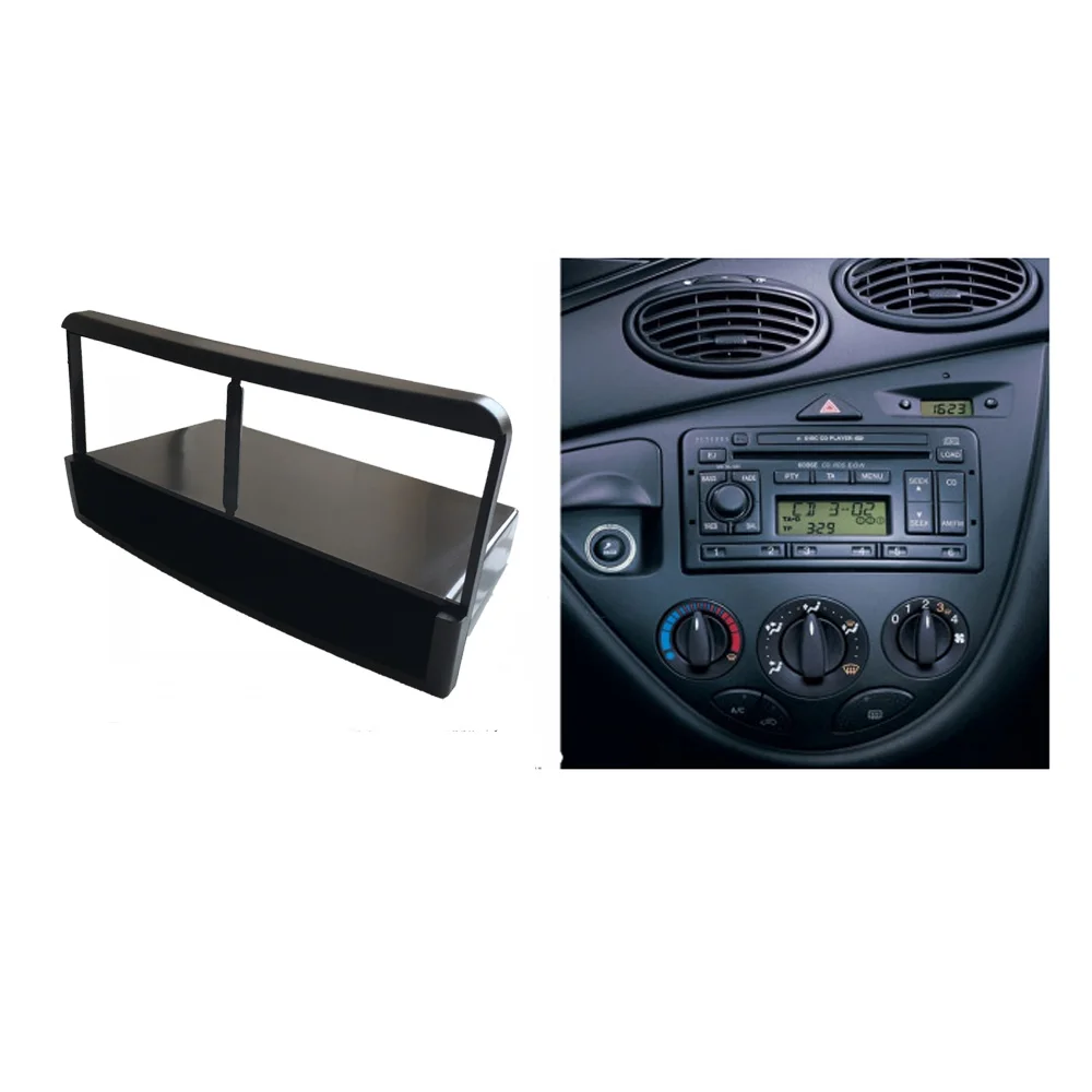 1 Din стерео панель для Ford Fiesta Focus фасции Радио Установка тире Монтажная Установка отделка комплект лицевой рамы